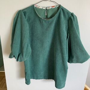 Beautiful corduroy top handmade